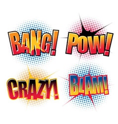 Halftone logos vector image