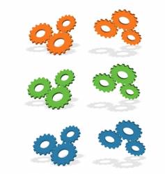 Gears vector image