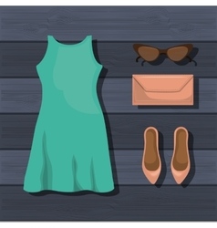 Feminine fashion design Feminine fashion design vector image