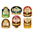 Labels for food vector image
