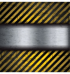 Grunge metal background vector image
