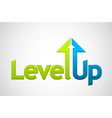 Level Up vector image