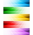 Vector abstract style banners vector image