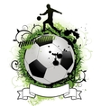 Soccer background vector image