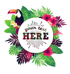 Tropical vector image
