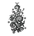 Paisley floral design vector image