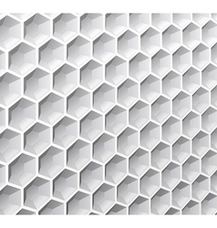 Abstract background of hexagons vector image