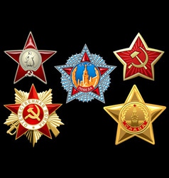 Military awards vector image