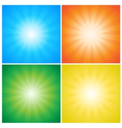 Sunburst Rays vector image