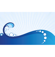 Wave background vector image