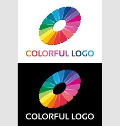 Abstract creative colorful logo vector image