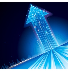 Growth Technology Arrow vector image