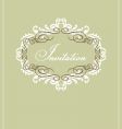 Invitation template vector image