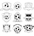Soccer badge vector image