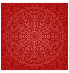 Seamless floral pattern vector image