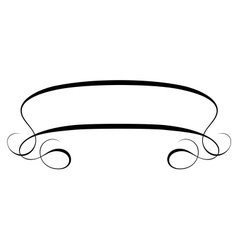 Ribbon banner vector image