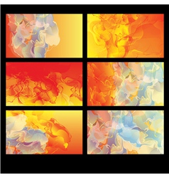 Abstract Smoky Flow Background vector image