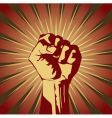 Clenched fist vector image