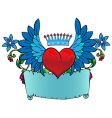 Valentine tattoo vector image