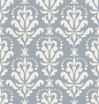 Damask beautiful blue background vector image