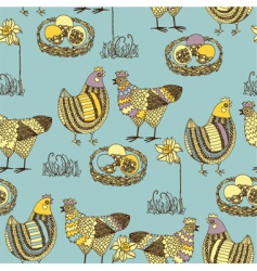 Easter background vector image