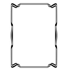 Art nouveau frame vector by 100ker - Image #565374 - VectorStock