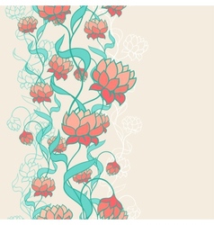 Seamless pattern with abstract flowers Seamless pattern with abstract flowers vector image