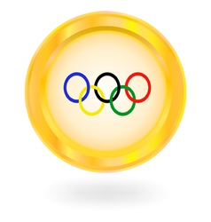 Olympic rings vector image