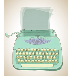 Typewriter vector image