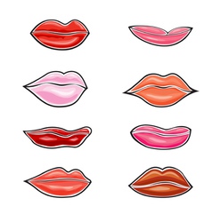Lips vector image