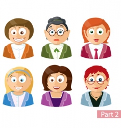 Avatars vector image