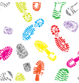 Track shoe seam vector image
