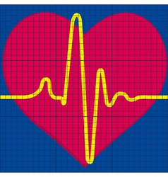 Cardiogram vector image