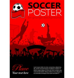 Soccer Poster vector image