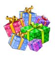 Holiday gift presents isolated vector image
