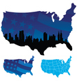 American map vector image