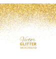 Falling glitter confetti vector image
