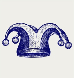 Jester hat vector image