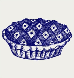 Pie vector image