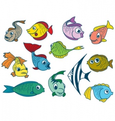 Fish vector image