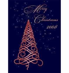 Holiday card vector image
