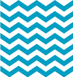 Beautiful aqua blue and white chevron pattern vector image