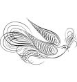 Decorative script vector image