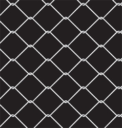 Wire fence seamless pattern vector image