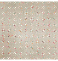 Polka dots pattern background vector image