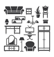 Room furniture vector image