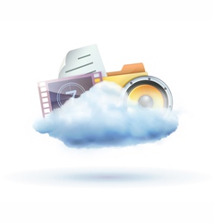 Cloud icon vector image