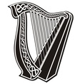 Harp icon vector image