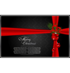 Christmas new year holidays vector image