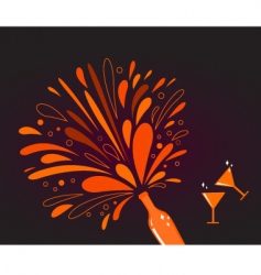 Abstract romance background vector image